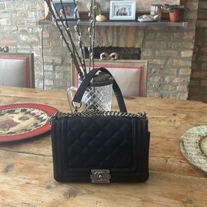 Black Purse Boy Bag